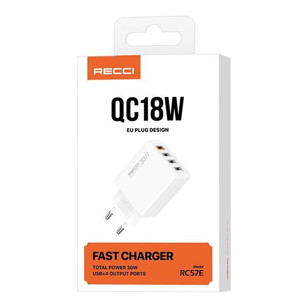 RECCI RC57E 30W EU charger EU PLUG