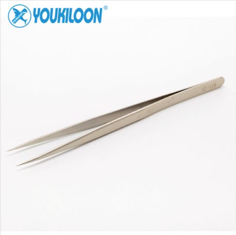 Stainless Steel Extended Hardened Pointed Straight Tweezers