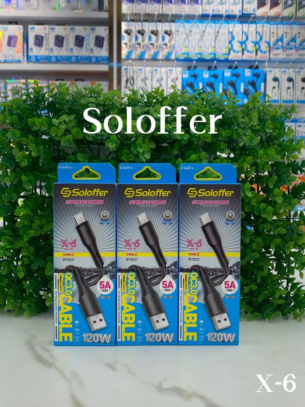 SOLOFFER X-6 IPH USB data cable