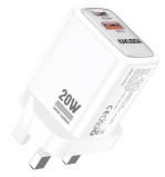 KAKUSIGA KSC-1612 PD20W+QC3.0 Charger (UK)