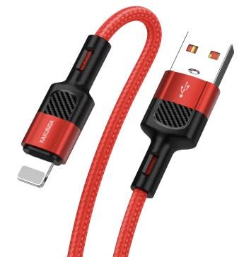 KAKUSIGA KSC-458 aluminum alloy fast charging data cable (Lightning)