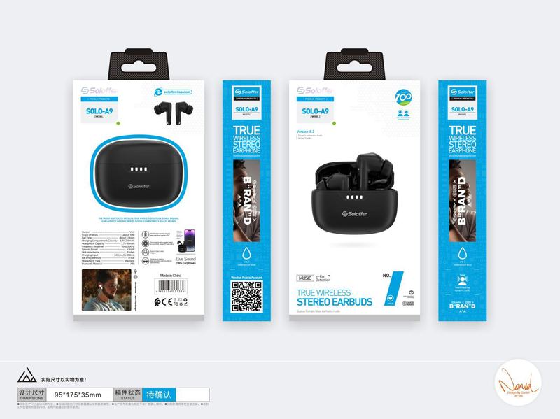 SOLOFFER SOLO-A9 Bluetooth earphones